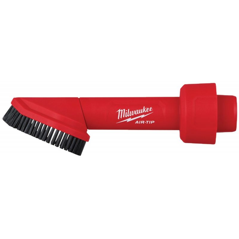 Milwaukee AIR-TIP Rotating Corner Vacuum Brush 1-1/4 In., 1-7/8 In., 2-1/2 In., Red