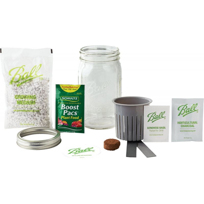 Ball Herb Growing Kit 6.5 In. H. X 3.5 In. Dia., Clear