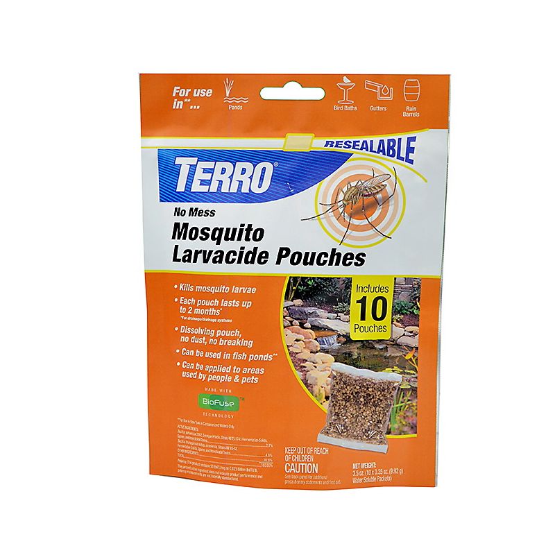Terro T1210 Mosquito Larvacide Pouch, 3.5 oz