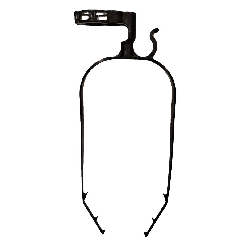 Ulta Lit Technologies 00022 Clip Ridge Roof, Holiday Light Clip, Black, Smooth, For: Hanging Light Sets On Roof Black (Pack of 12)