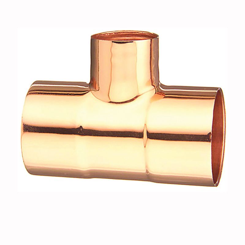 Elkhart Products 111R Series 32872 Reducing Pipe Tee, 1-1/4 x 1-1/4 x 1 in, Sweat, Copper