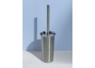 iDesign Forma Toilet Bowl Brush with Caddy Silver