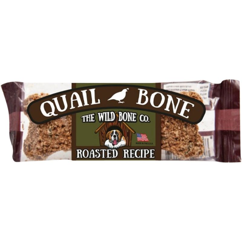 The Wild Bone Company Quail Bone Dog Treat (Pack of 24)