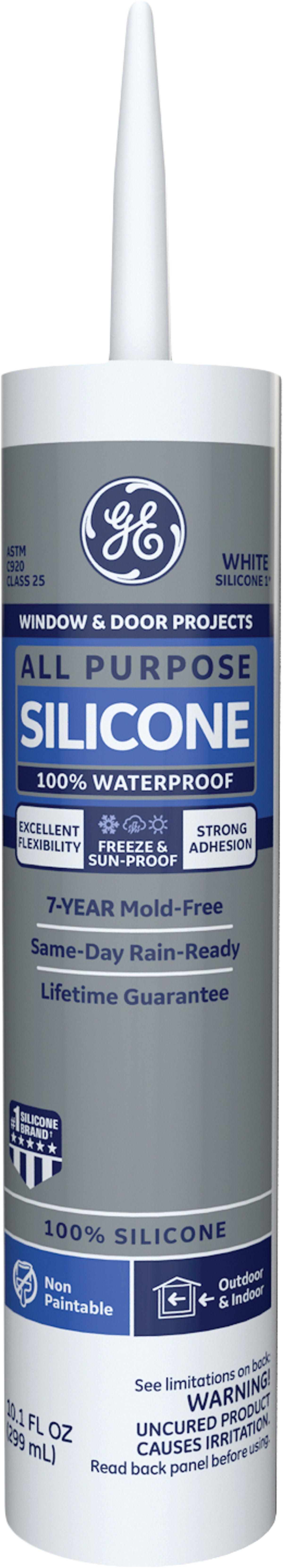 GE Silicone II 299-ml Clear Sealant