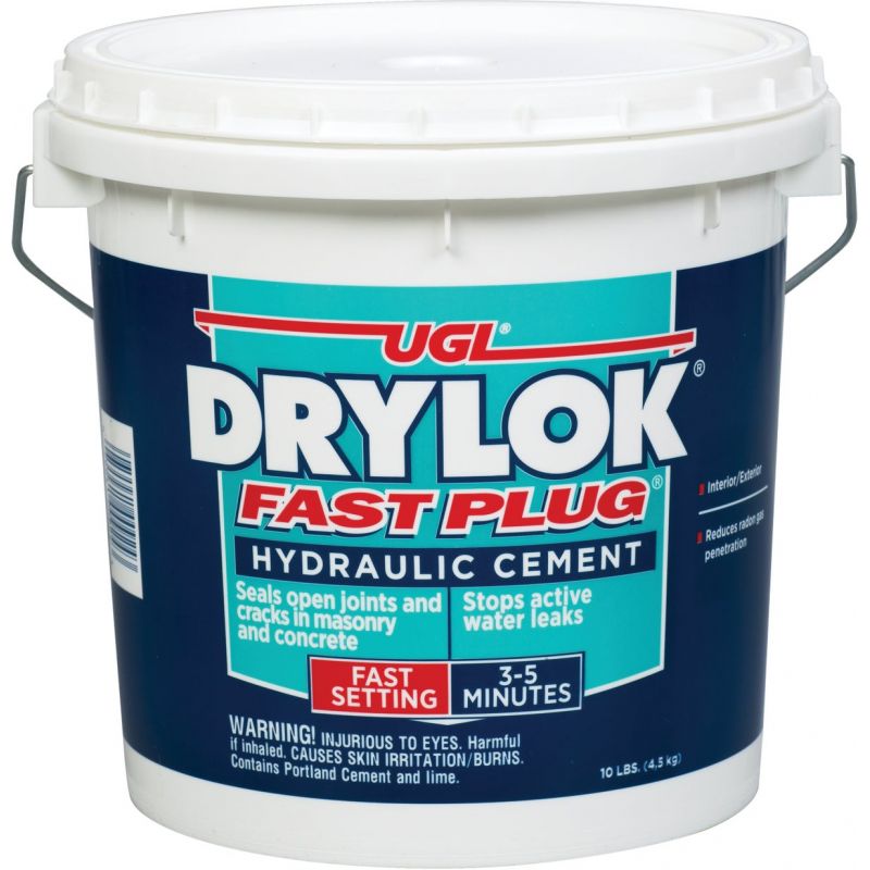 Drylok Fast Plug Hydraulic Cement 10 Lb.