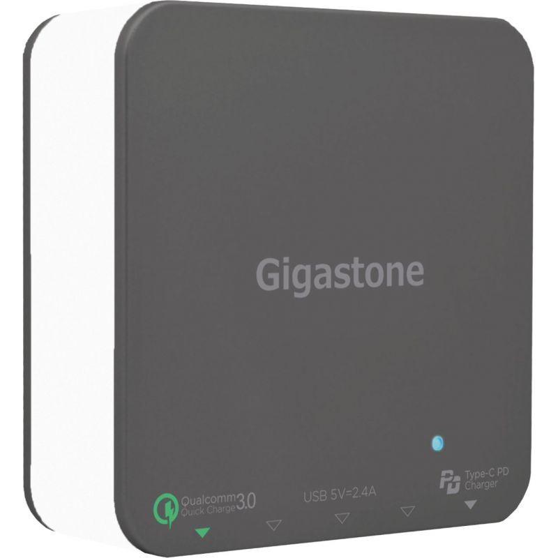 Gigastone 5-Port PD3.0 USB Wall Charger Black &amp; White