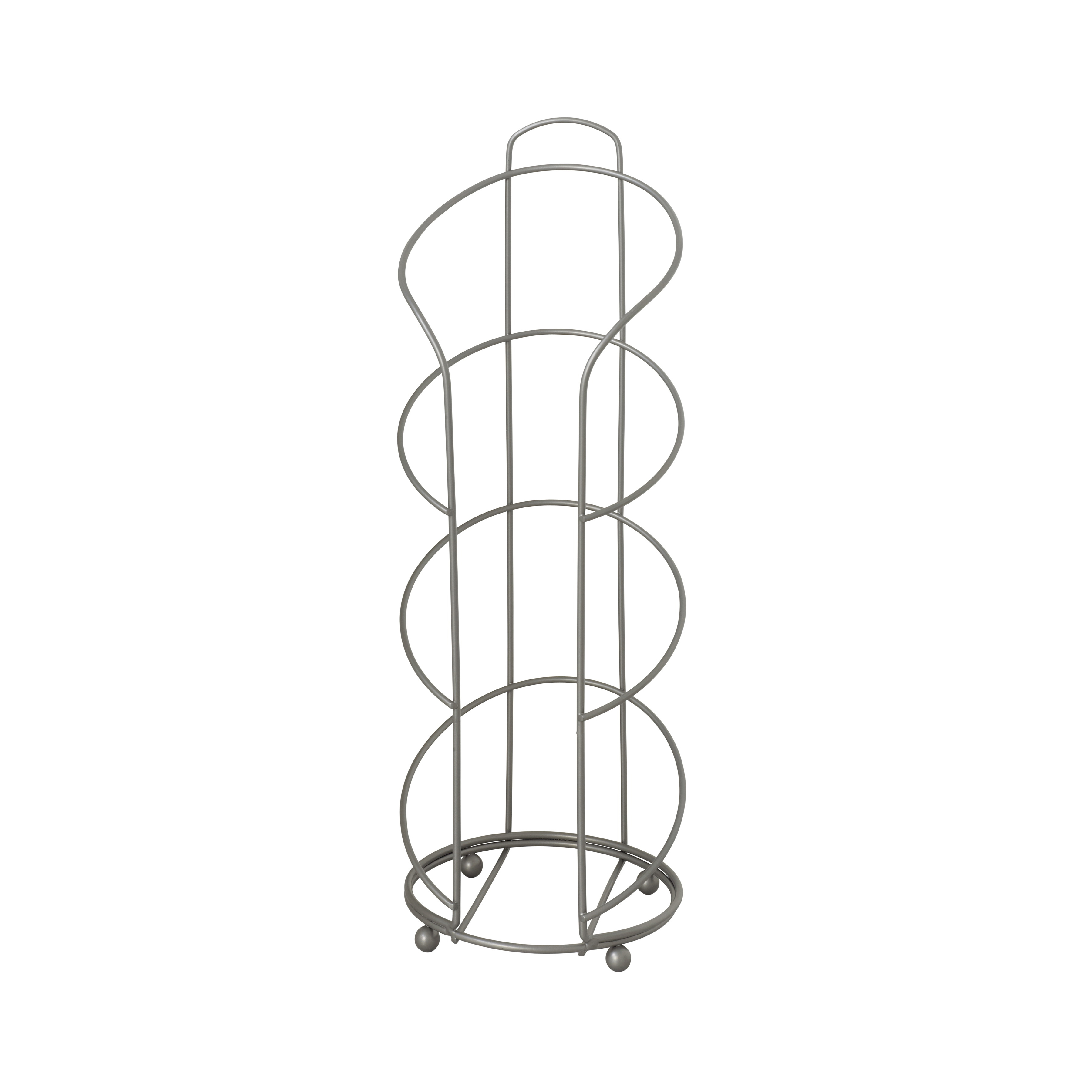 Zenith Products Tension Mount Steel Shower Pole Caddy In Satin