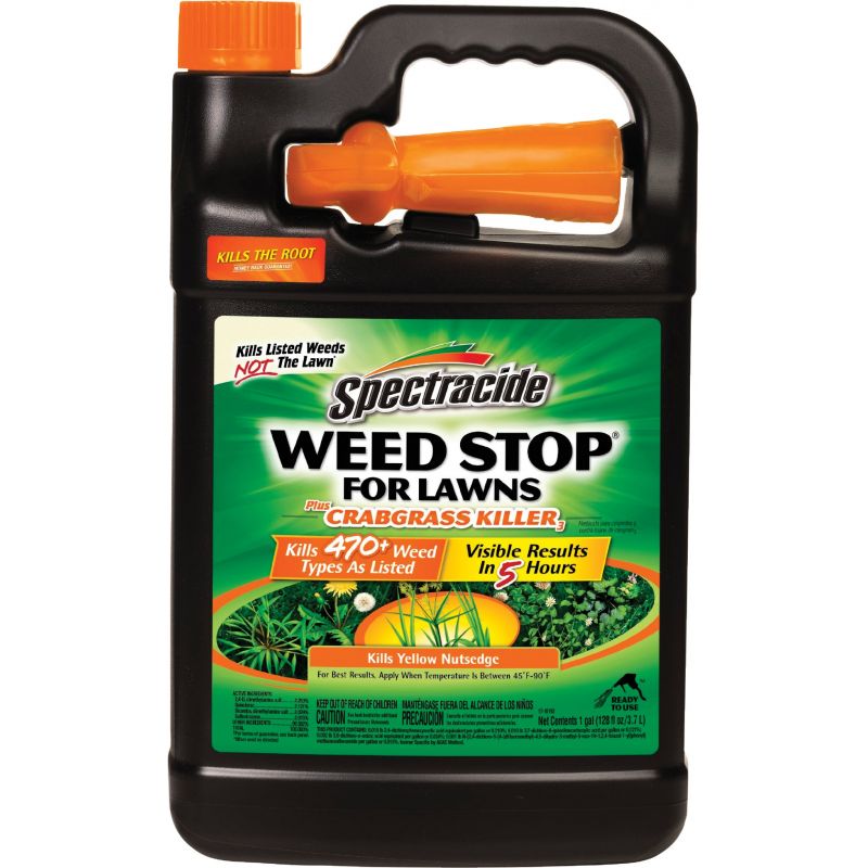 Spectracide Weed Stop For Lawn Crabgrass Killer 1 Gal., Trigger Spray