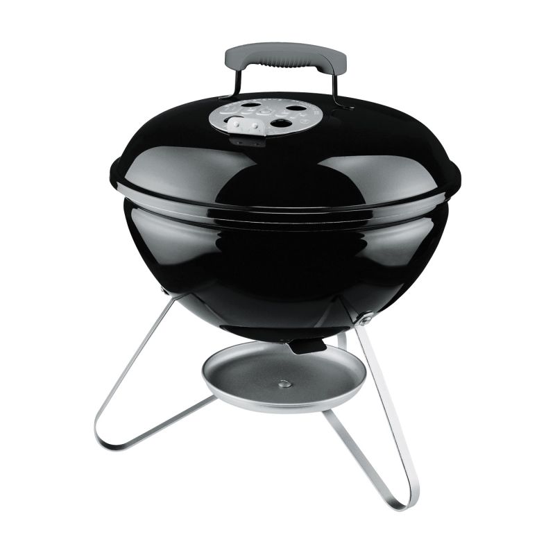 Weber Smokey Joe 10020 Charcoal Grill, 147 sq-in Primary Cooking Surface, Black Black