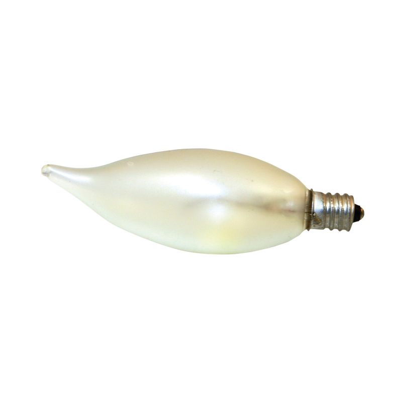 Sylvania 13457 Incandescent Lamp, 40 W, B10 Lamp, Candelabra Lamp Base, 352 Lumens, 2850 K Color Temp