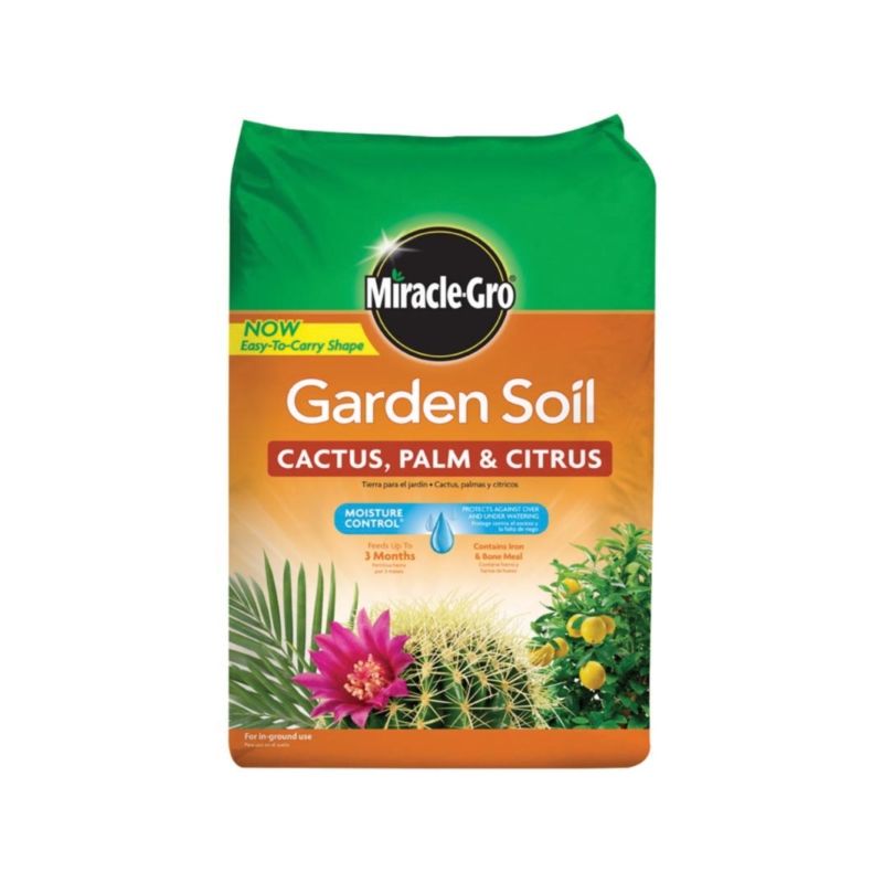 Miracle-Gro 71959430 Garden Soil Bag, 1.5 cu-ft Coverage Area Bag