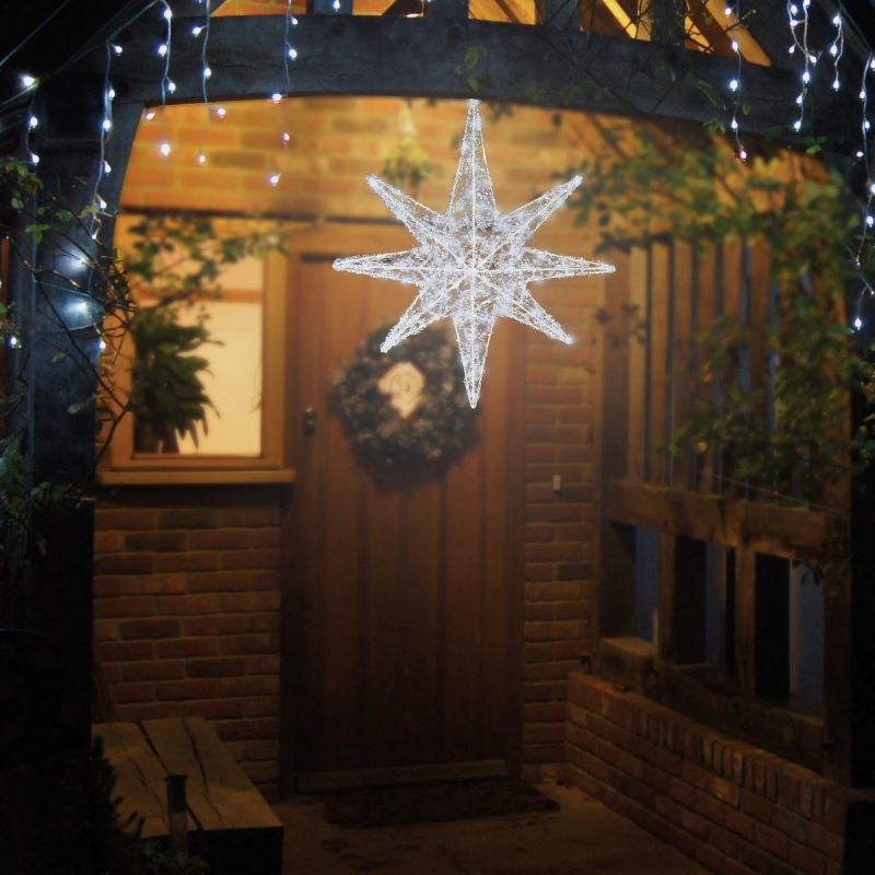 Alpine 3D Christmas Star LED Lighted Decoration