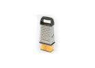 Goodcook 20307 Box Grater with Lidded Container, Stainless Steel, Black Black