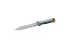 Woodland Tools Co 30-9010-100 Hori Hori Knife, 15 in OAL, Stainless Steel Blade, Serrated Edge Blade, Metal Handle