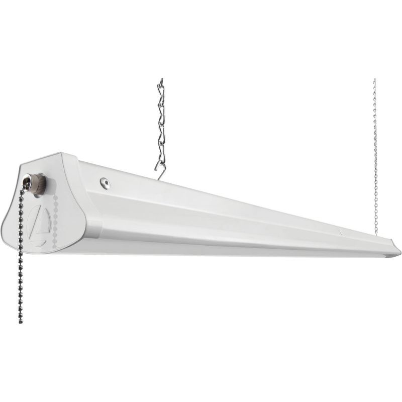 Lithonia LED Chain Mount Shop Light Fixture White