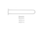 National Hardware N275-522 Plant Hanger Wall Base, 7 in L, 1-25/32 in H, Steel, White, Screw, Wall Mounting White
