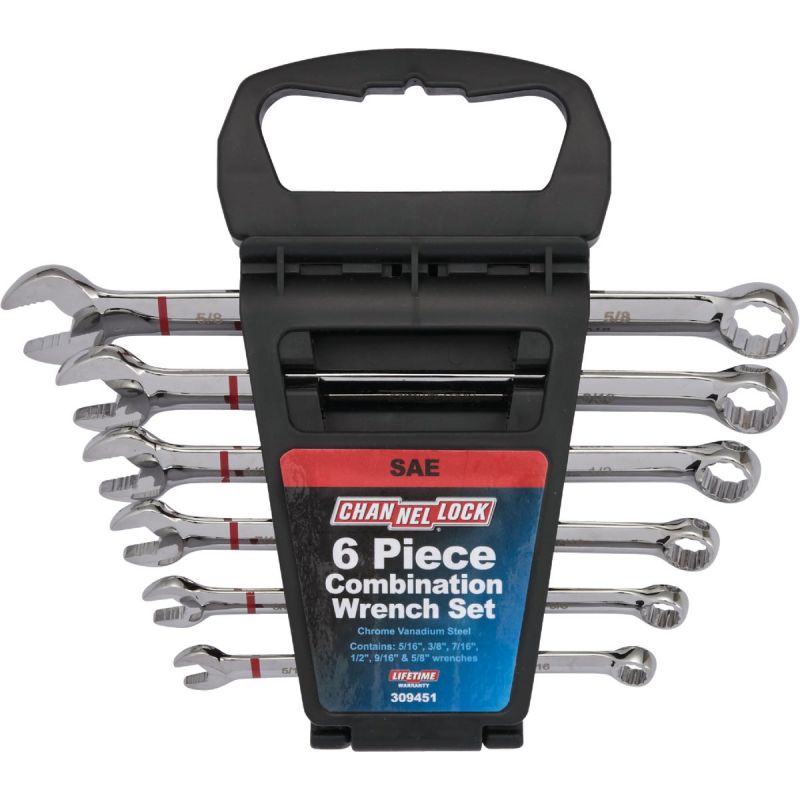 Channellock 6-Piece Combination Wrench Set