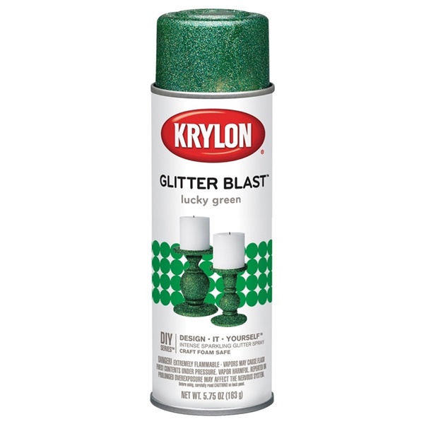 Krylon K03800000 Craft Spray Paint, Glitter, Clear, 6 oz