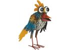 Alpine Quirky Wide-Eyed Blue Bird Lawn Ornament Multi (Pack of 4)