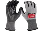 Milwaukee Cut Level 3 Coated Gloves XL, Gray