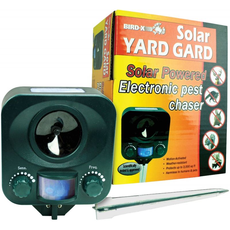 Bird-X Yard Gard Solar Electronic Pest Repellent