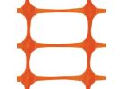 Tenax 89909104 Warning Barrier, 100 ft L, 3-1/2 x 1-1/2 in Mesh, HDPE, Orange Orange