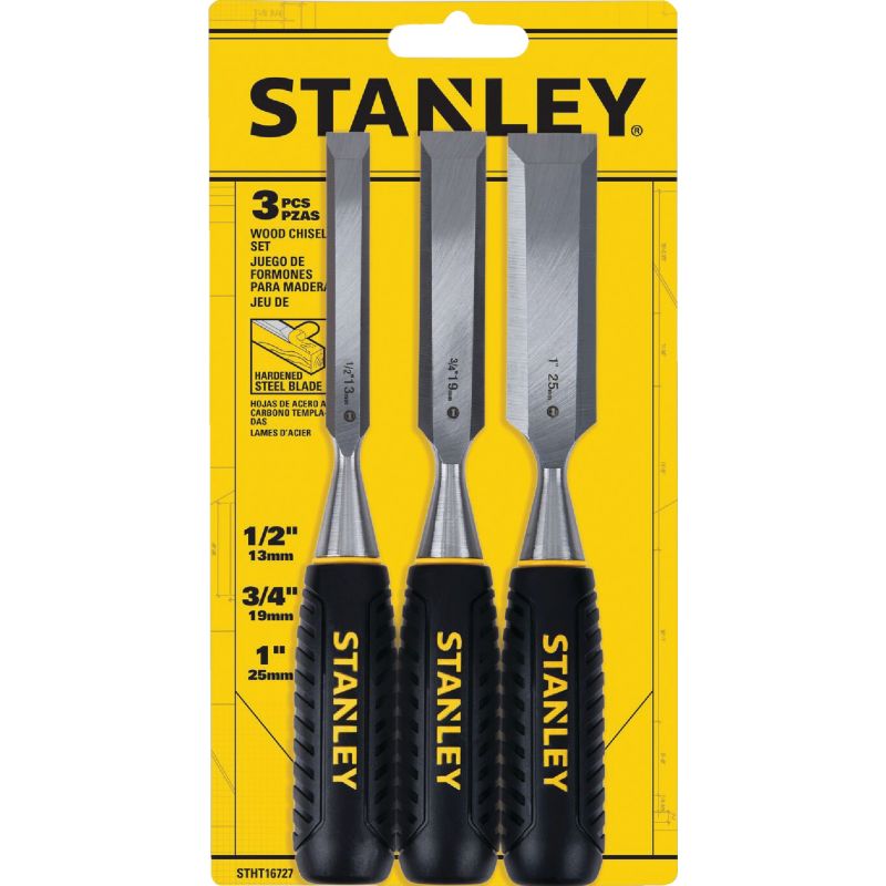 Stanley 3-Piece 150 Series Wood Chisel Set
