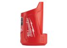 Milwaukee 48-59-1201 Compact Charger and Power Source, 2.1 A Charge, 12 VDC Output, Lithium-Ion Battery, Red Red
