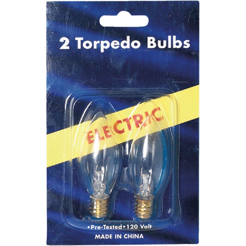 J Hofert Electric Candle Light Bulb Clear
