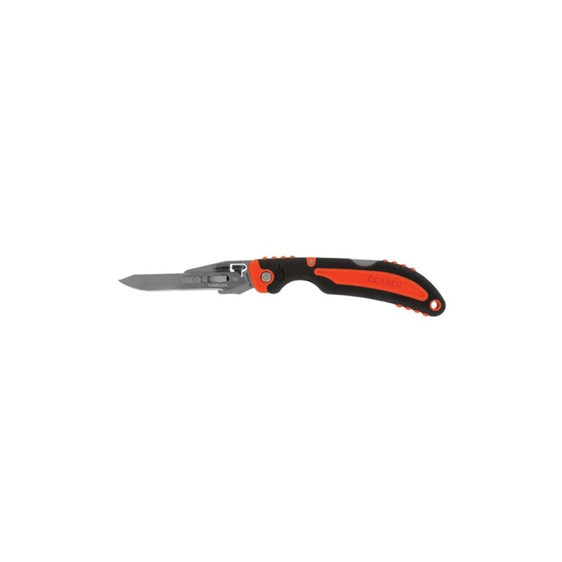 Gerber 31-002736N Folding Pocket Knife, 2.8 in L Blade, Orange Handle 2.8 In