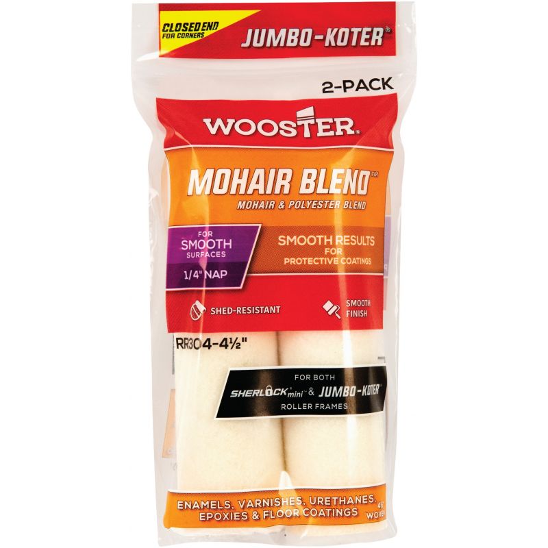 Wooster Jumbo-Koter Mohair Blend Mini Woven Fabric Roller Cover