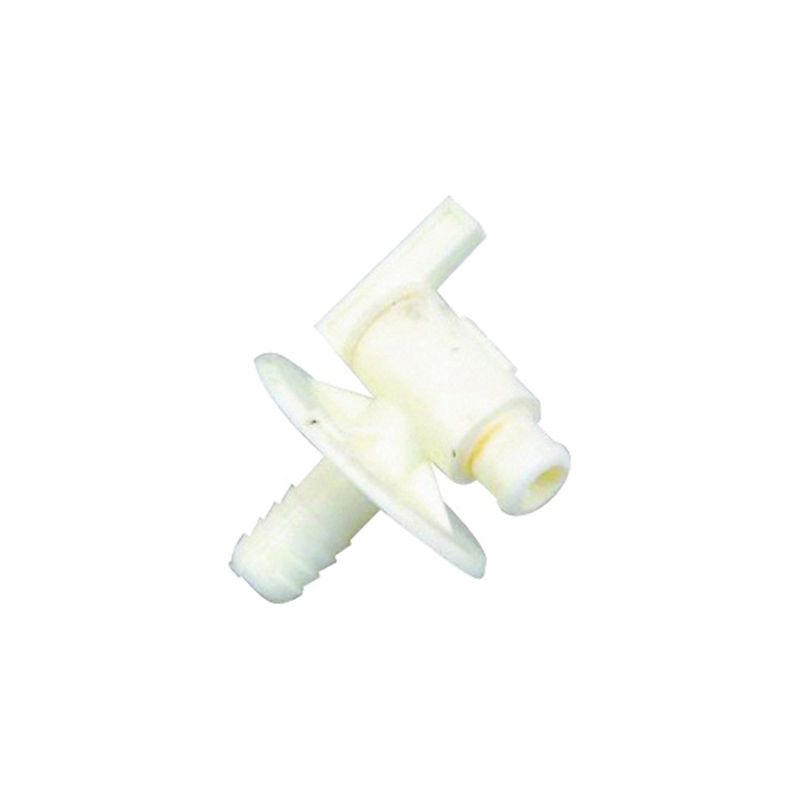 US Hardware RV-394C Water Spigot, Plastic, White White