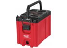 Milwaukee PACKOUT Compact Toolbox 75 Lb., Black/Red