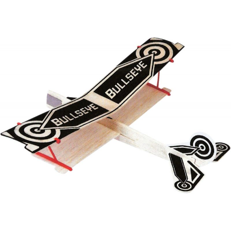 Paul K Guillow Bullseye Biplane Glider Plane (Pack of 24)