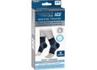 Copper Fit Ice Compression Foot Sleeve S/M 8 In. To 10 In. Ankle, Black