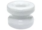 Zareba WP36/05820-96 Large Corner Insulator with Washer, Polywire, Ceramic, White White