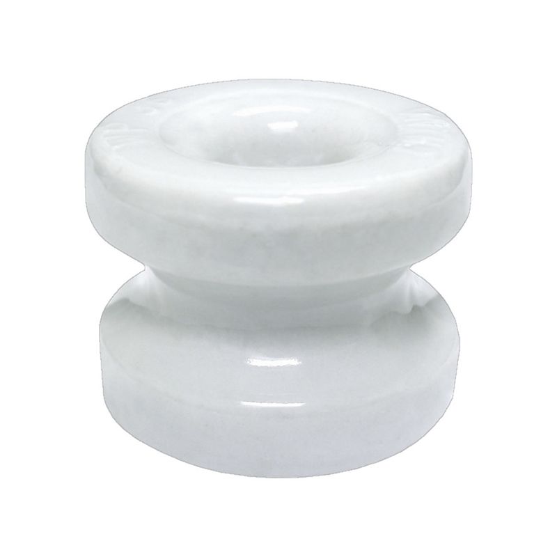Zareba WP36/05820-96 Large Corner Insulator with Washer, Polywire, Ceramic, White White