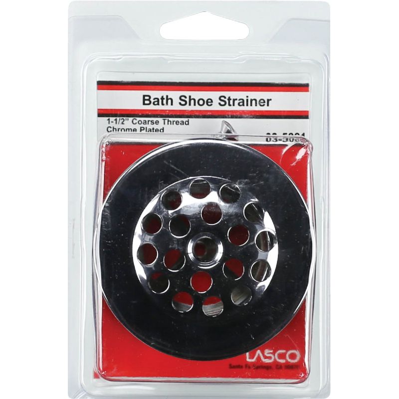 Lasco Bath Shoe Tub Drain Strainer 1-1/2 In. Coarse Thread