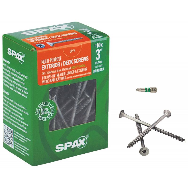 Spax Exterior Flat Head Multi-Material Construction Screw