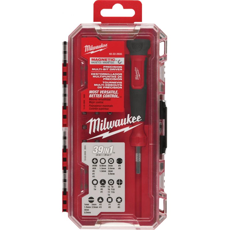 Milwaukee 39-In-1 Precision Multi-Bit Screwdriver