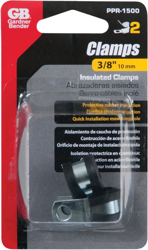 Gardner Bender 1 in. Rubber Insulated Metal Clamp (1-Pack) PPR