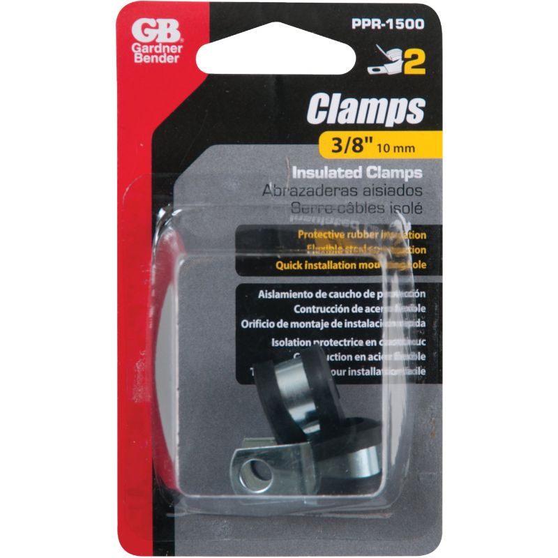 Gardner Bender Cushion Cable Clamp 3/8 In., Black