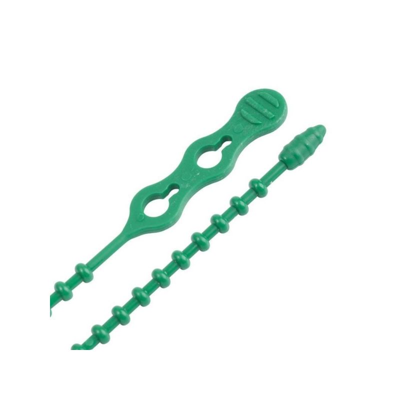 GB 45-18BEADGN Cable Tie, Resin, Green Green