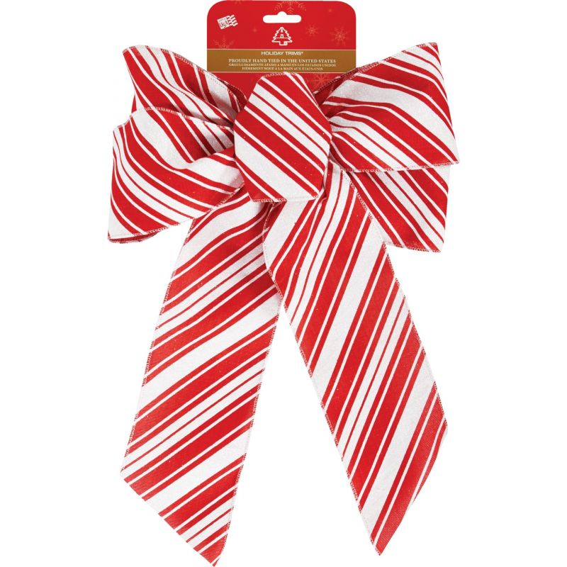 Holiday Trims 5-Loop Christmas Bow Assorted (Pack of 12)