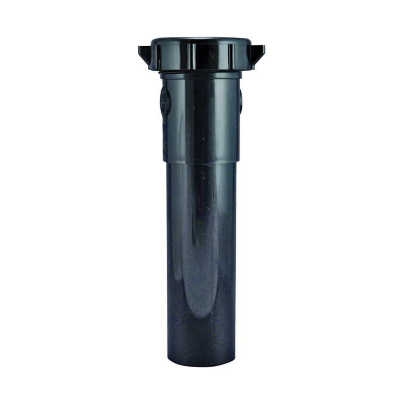 Plumb Pak PP55-2B Pipe Extension Tube, 1-1/2 in, 6 in L, Slip-Joint, Plastic, Black Black