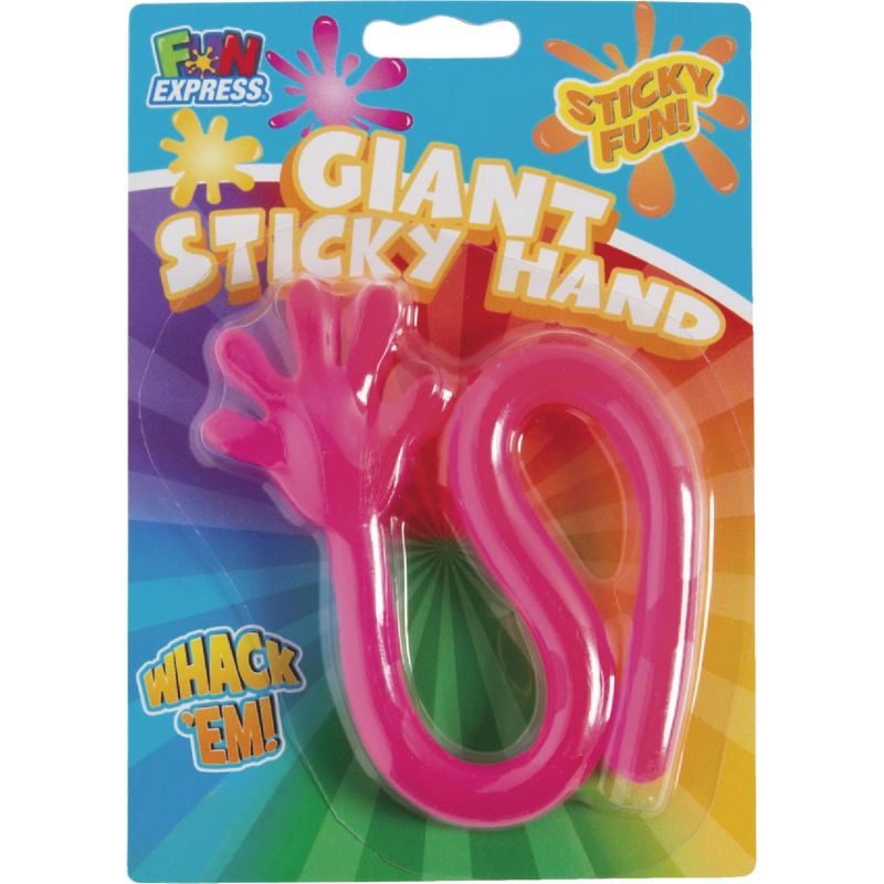 Fun Express Giant Sticky Hand Assorted (Pack of 6)