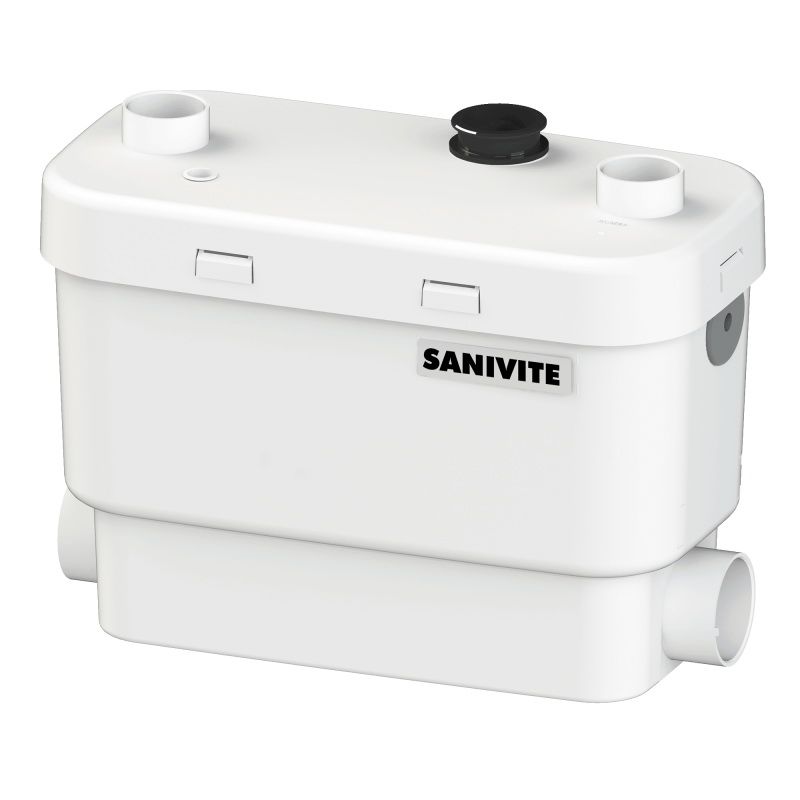 Saniflo SANIFLO 008 Drain Pump, 4.5 A, 120 V, 0.4 hp, 29 gpm, Thermoplastic