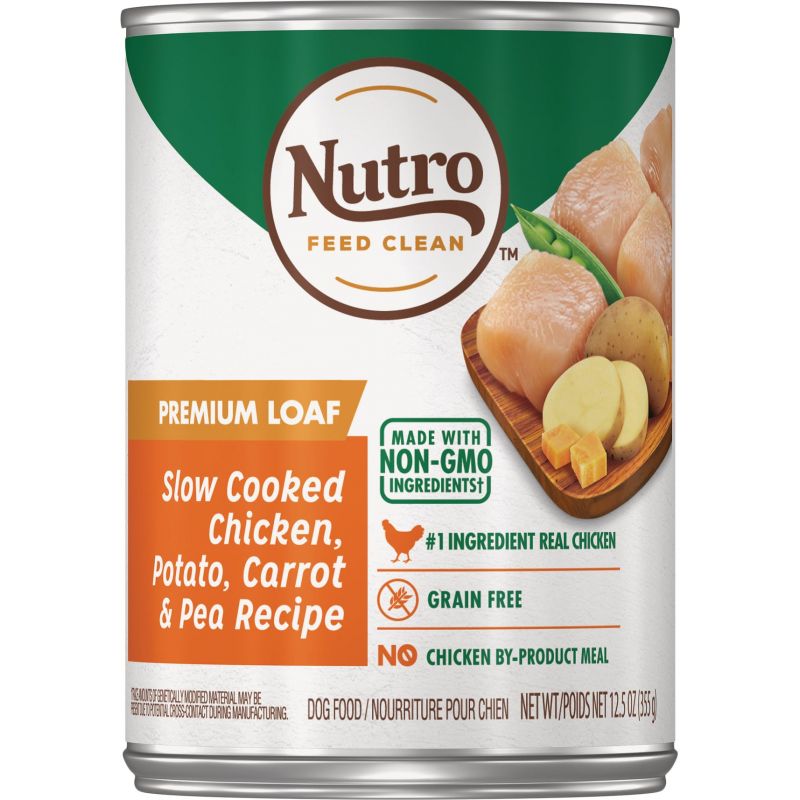Nutro Grain Free Premium Loaf Adult Wet Dog Food 12.5 Oz.