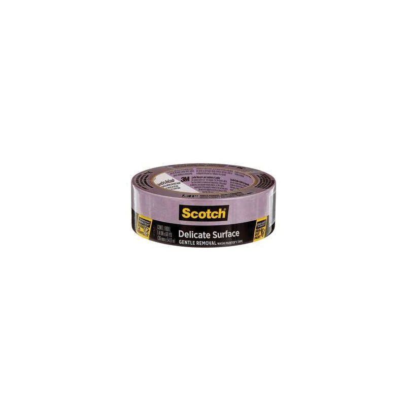 Scotch 2080-36EC Delicate Surface Painter&#039;s Tape, 60 yd L, 1.41 in W, Purple Purple