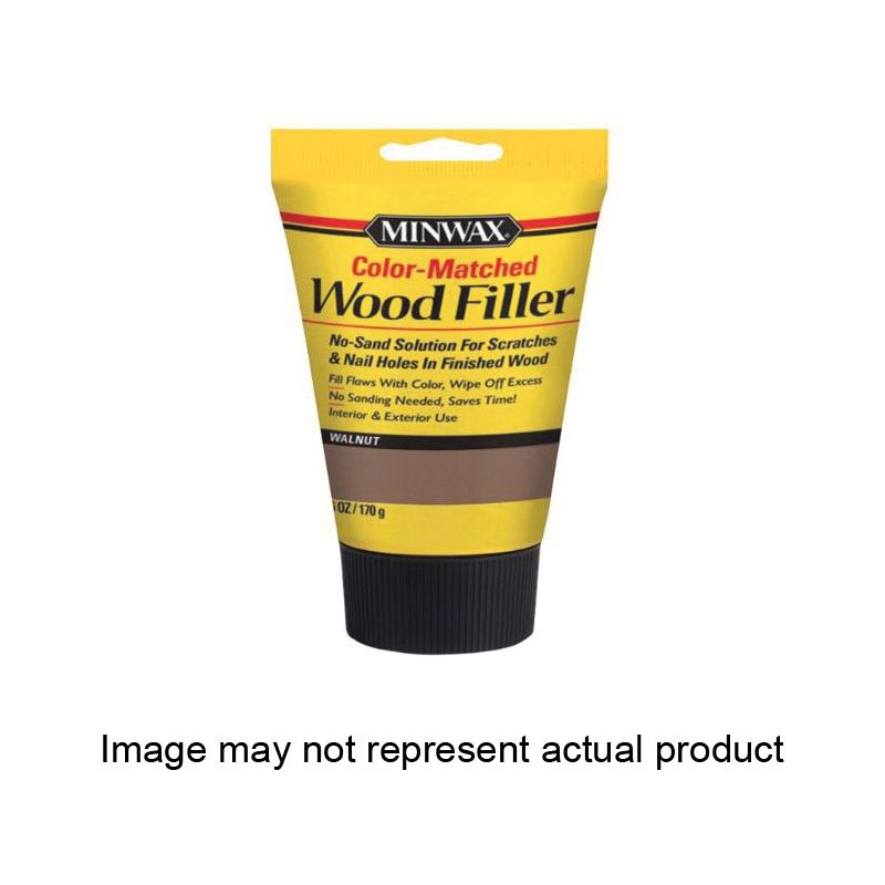Minwax 448520000 Wood Filler, Solid, Natural, 6 oz Tube Natural